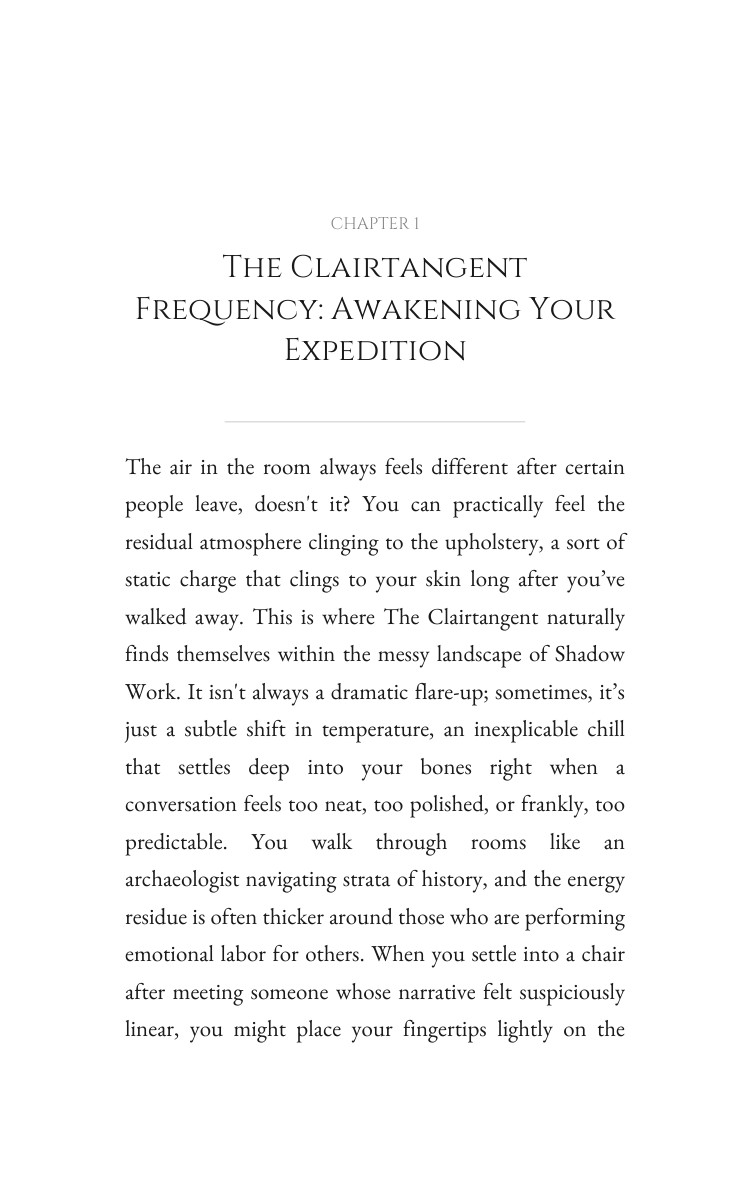 Shadow Work Manual for Clairtangent: Your Spirit Path interior preview