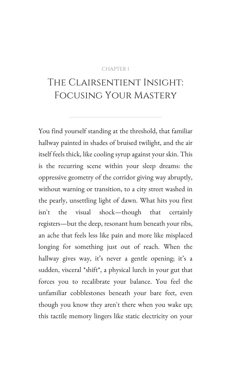 Sleep Dreams Strategy: Clairsentient: Your Labor Designed interior preview