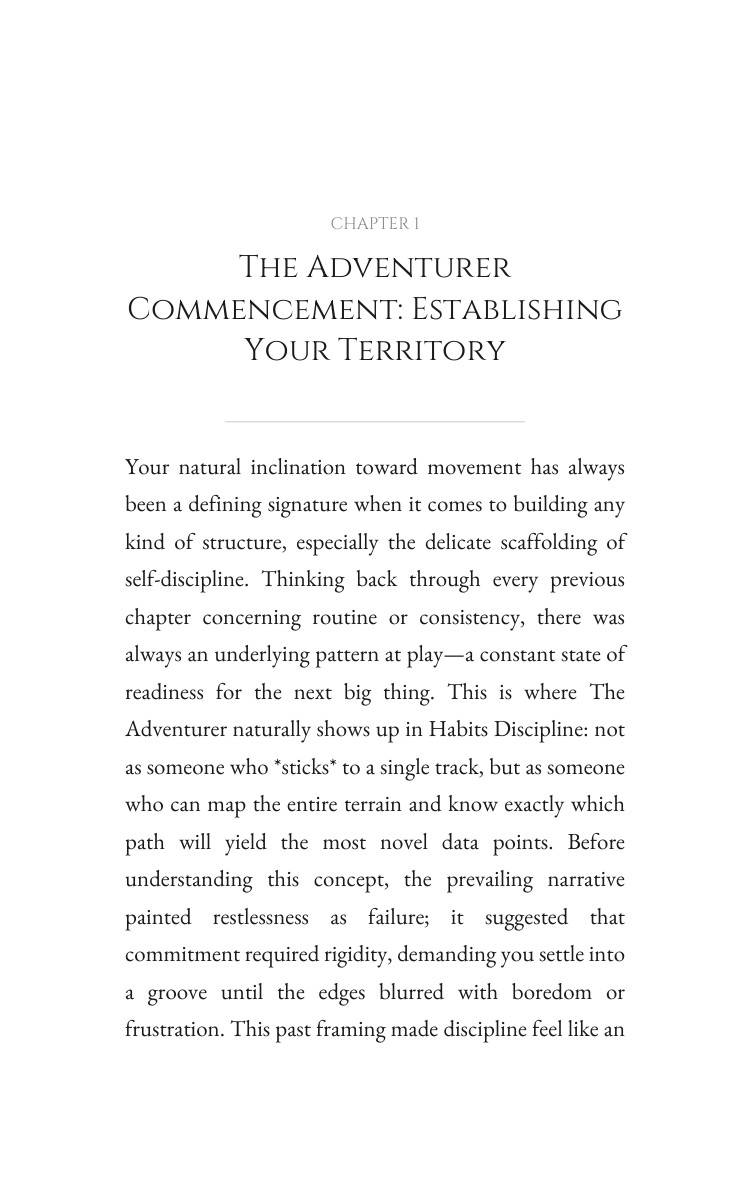 Adventurer Habits Discipline: Strategic Guide: Transform Your Core interior preview