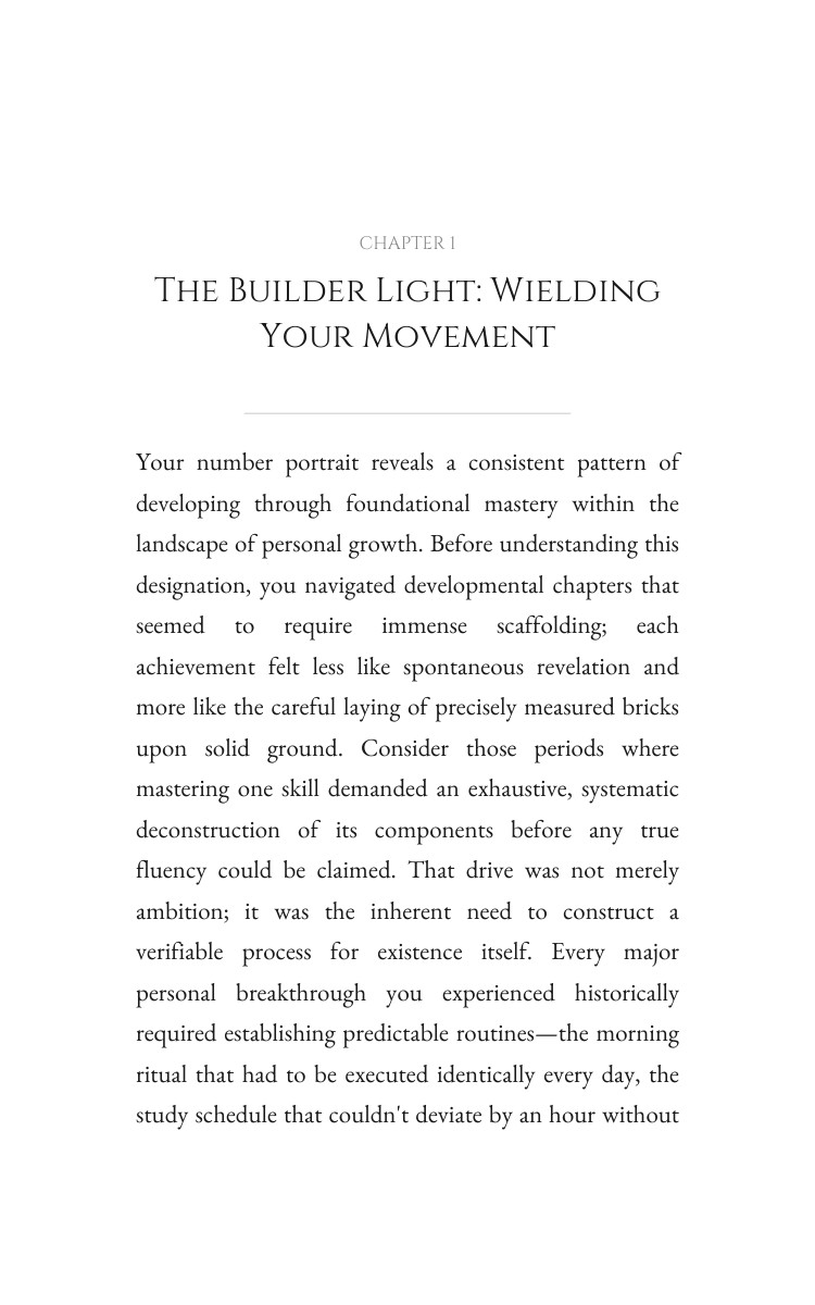 Builder Approach to Personal Growth: Your Fate Balanced interior preview
