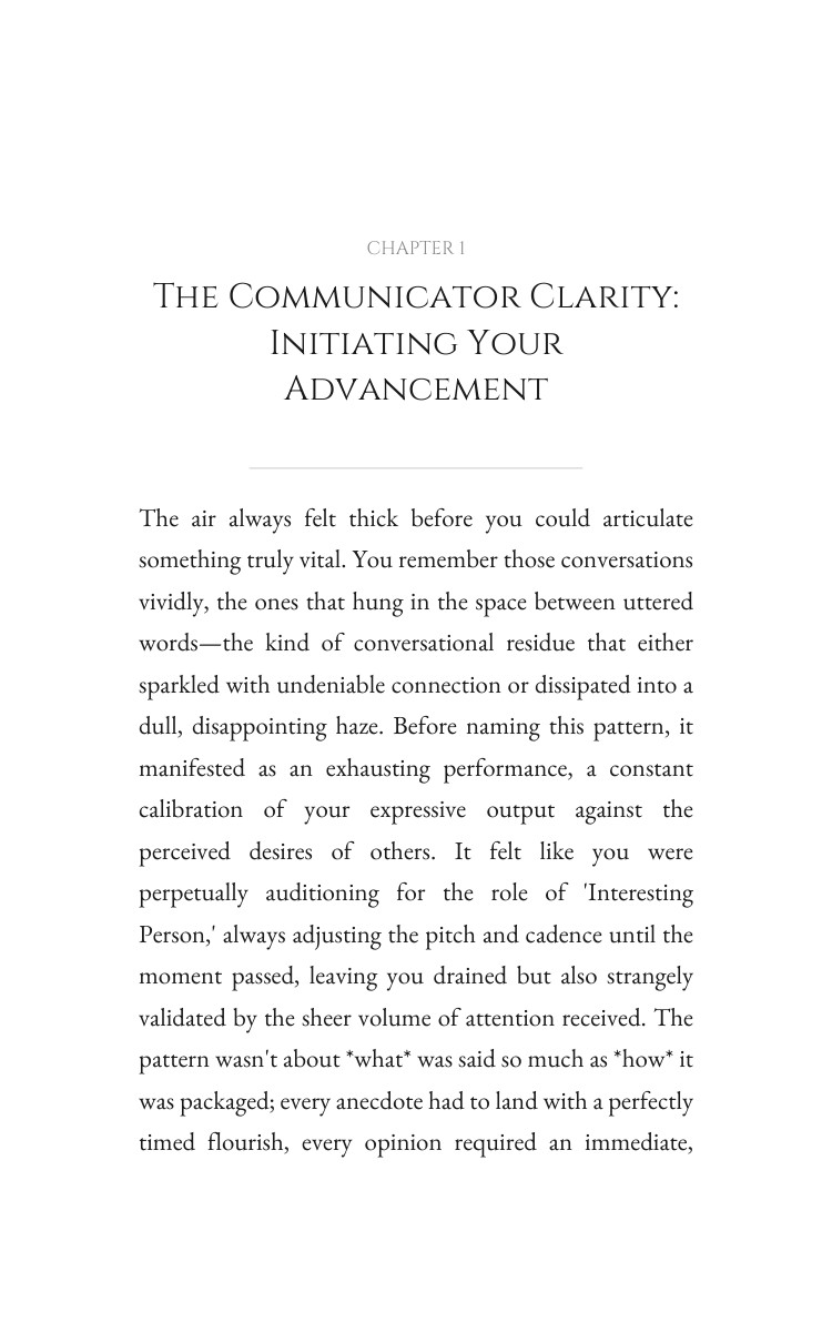 Communication Manual for Communicator: Deepen Your Flame interior preview