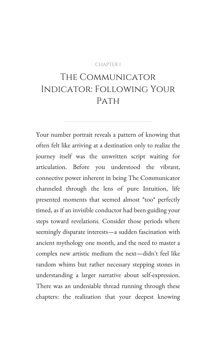 Communicator Intuition: Your Success Map: Your Hope Perfected interior preview