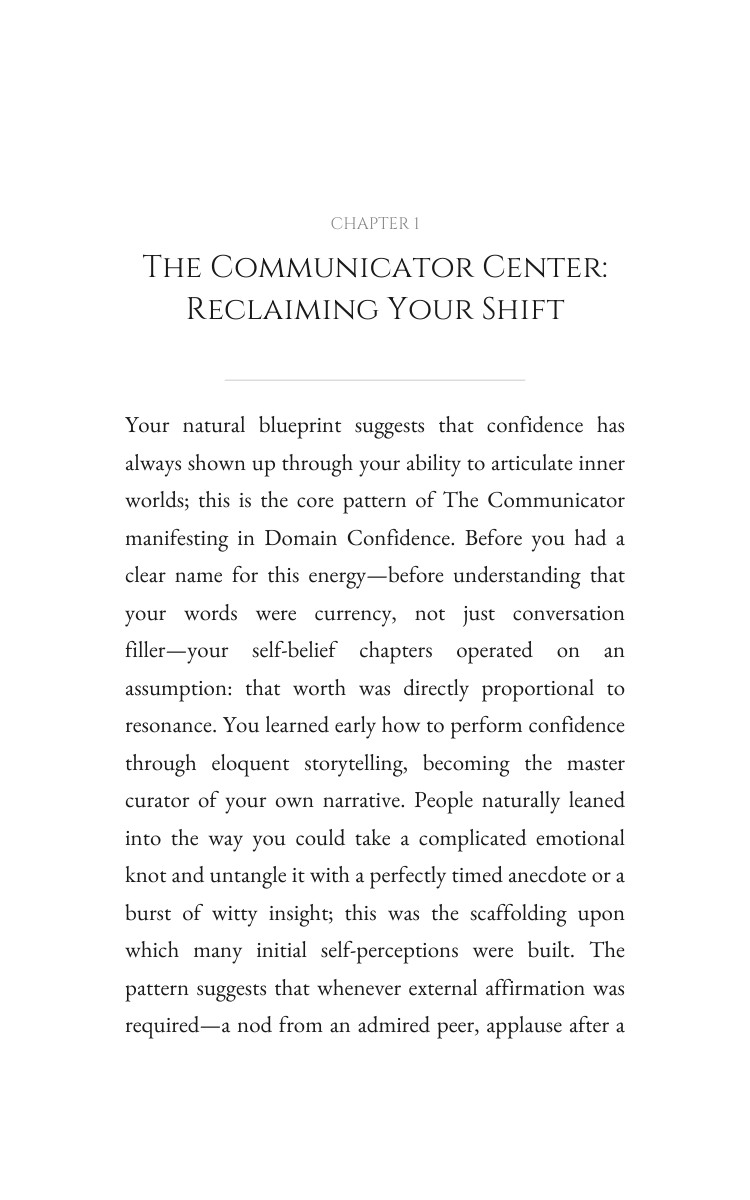 Confidence Way: Communicator: Structure Your Longing interior preview