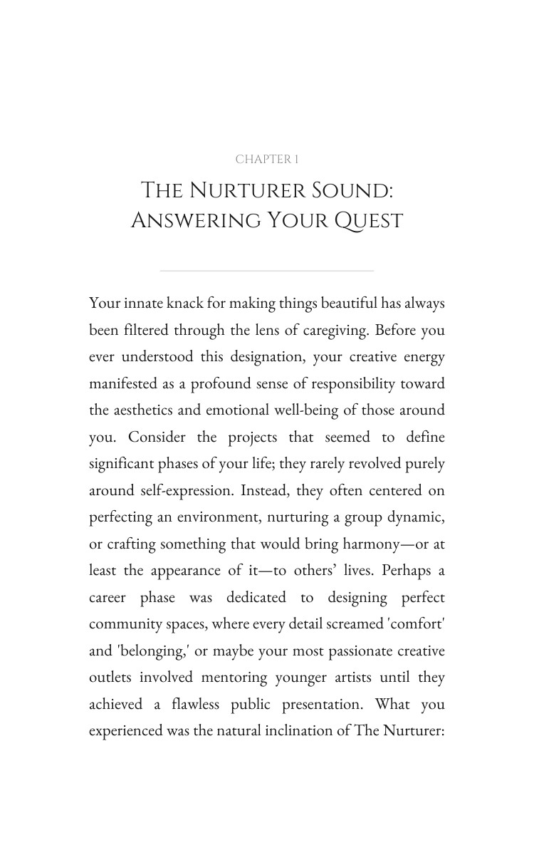 Creativity Resource: Nurturer: Your Presence Strategy interior preview
