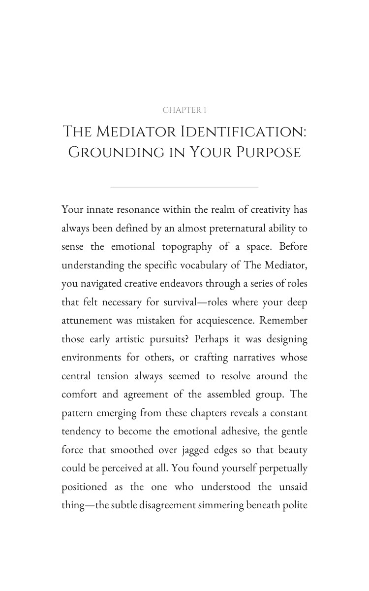 Creativity Solution for Mediator: Your Essence Conducted interior preview