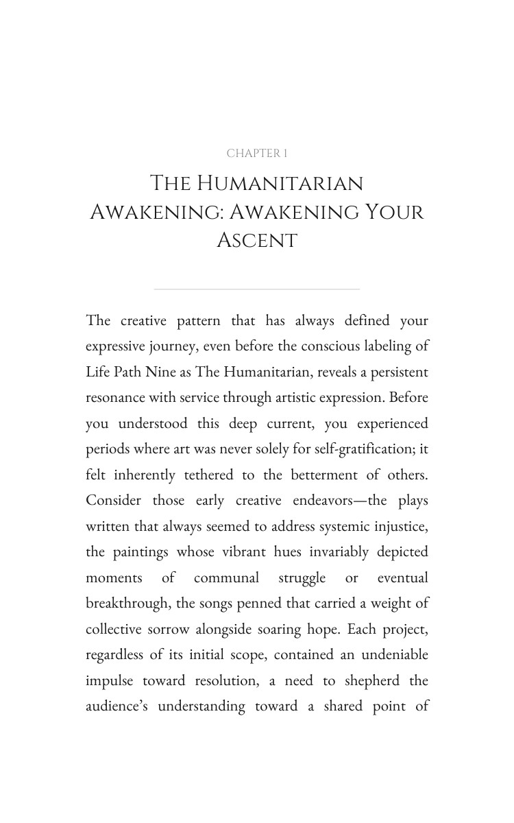 Humanitarian Creativity Cornerstone: Your Page Mastery interior preview