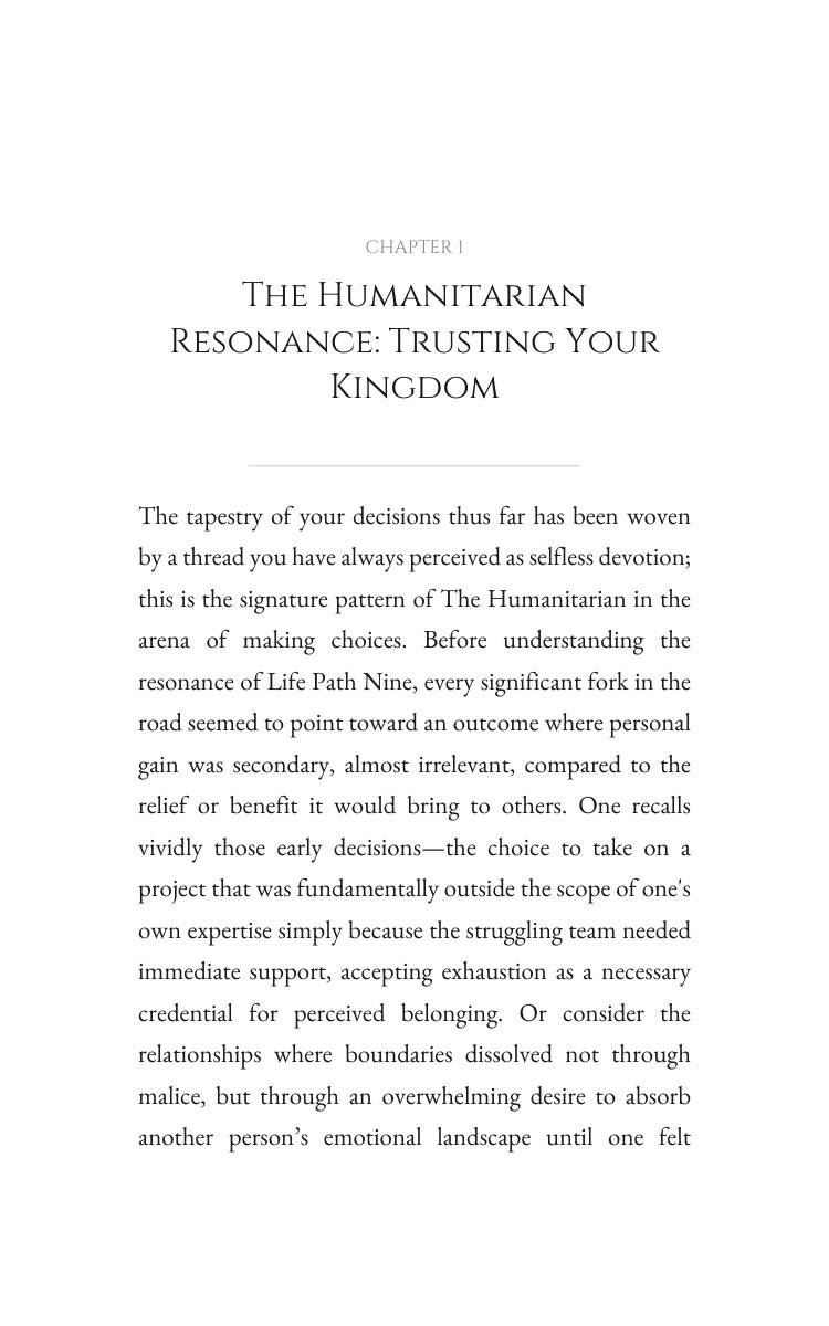 Humanitarian: Decision Making Evolution: Your Discipline Materialized interior preview