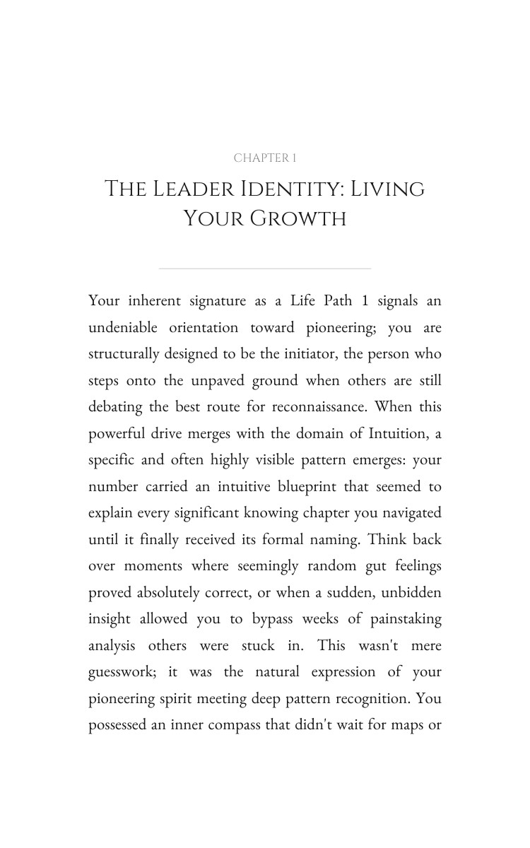 Intuition Advantage: Leader: Your Chapter Designed interior preview