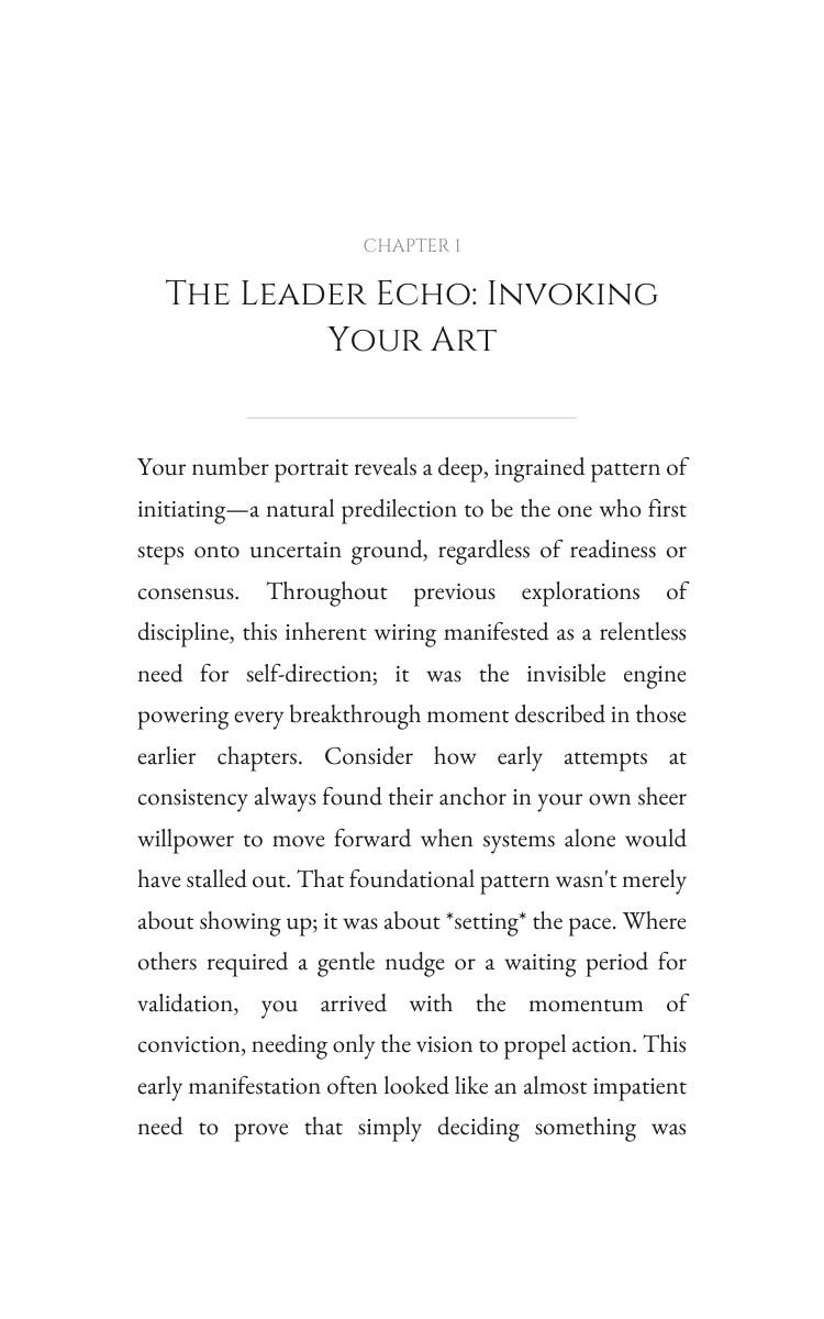 Leader: Habits Discipline Transformation: Your Essence Concentrated interior preview