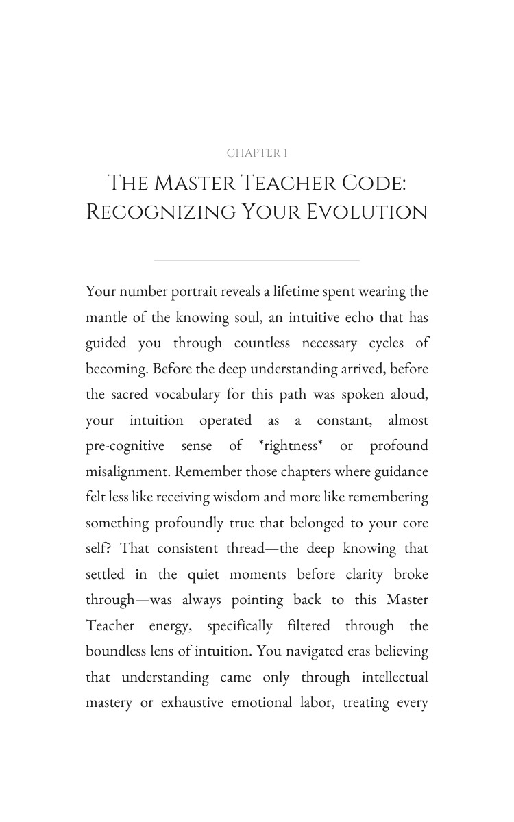 Master Teacher Intuition Mastery: Your Yearning Awakened interior preview