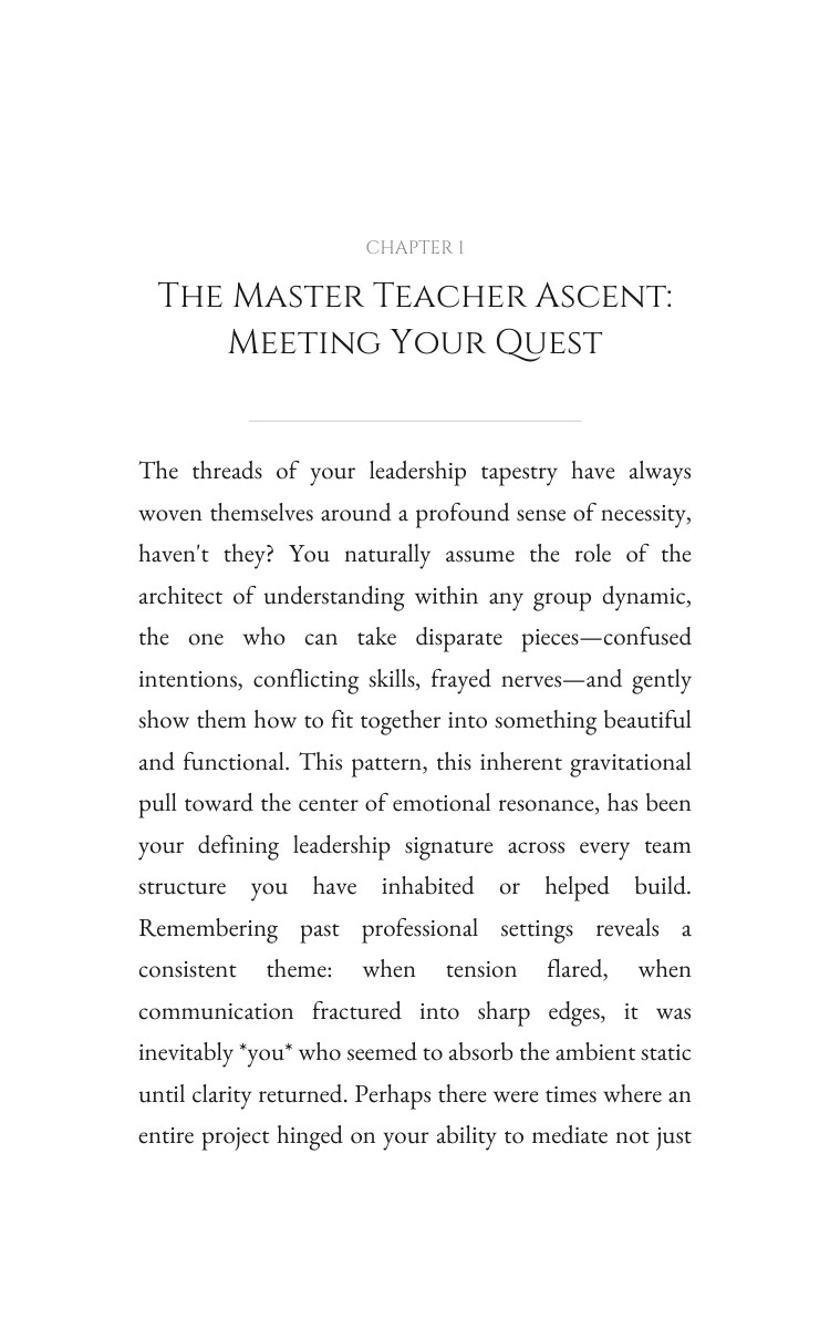 Master Teacher Leadership Elevation: Focus Your Chapter interior preview