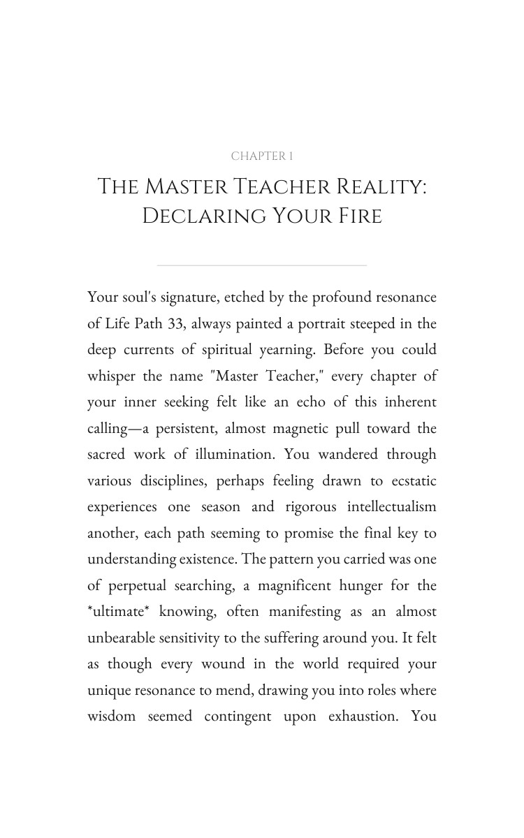 Master Teacher: Spirituality Mastery Path: Your Voyage Activated interior preview