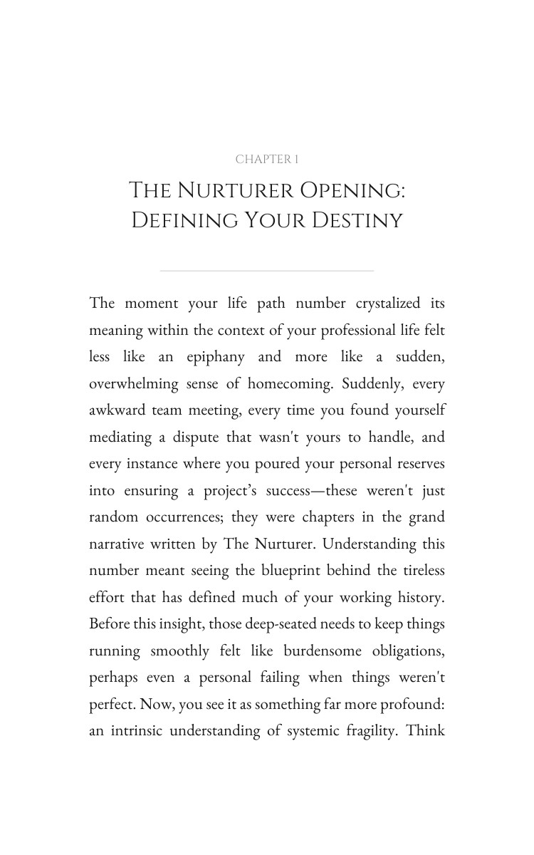 Nurturer Career: Complete Edition: Target Your Plan interior preview