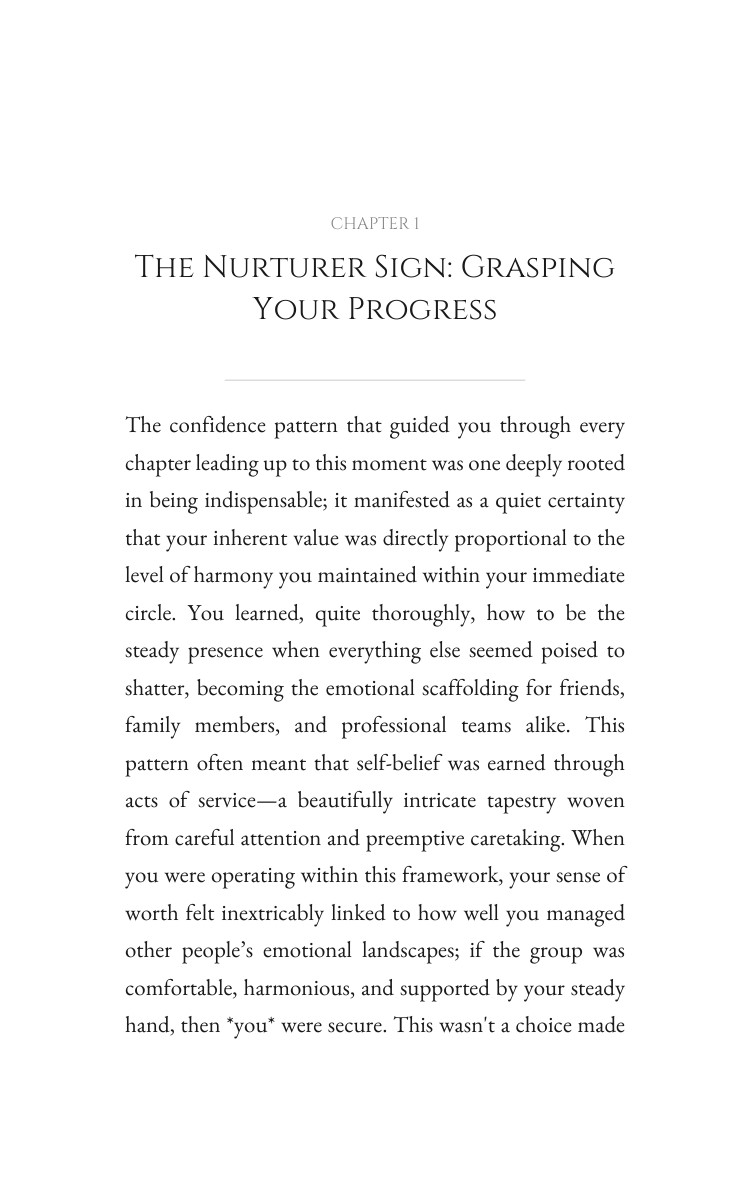 Nurturer Confidence Integration: Your World Synthesized interior preview