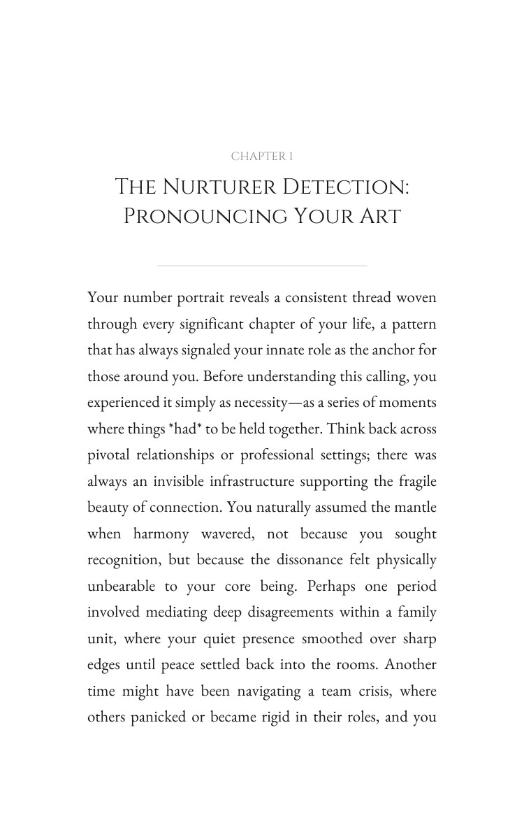 Nurturer: Life Purpose Command: Your Power Illuminated interior preview