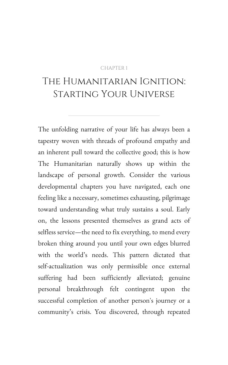 Personal Growth Guide for Humanitarian: Transform Your Arc interior preview
