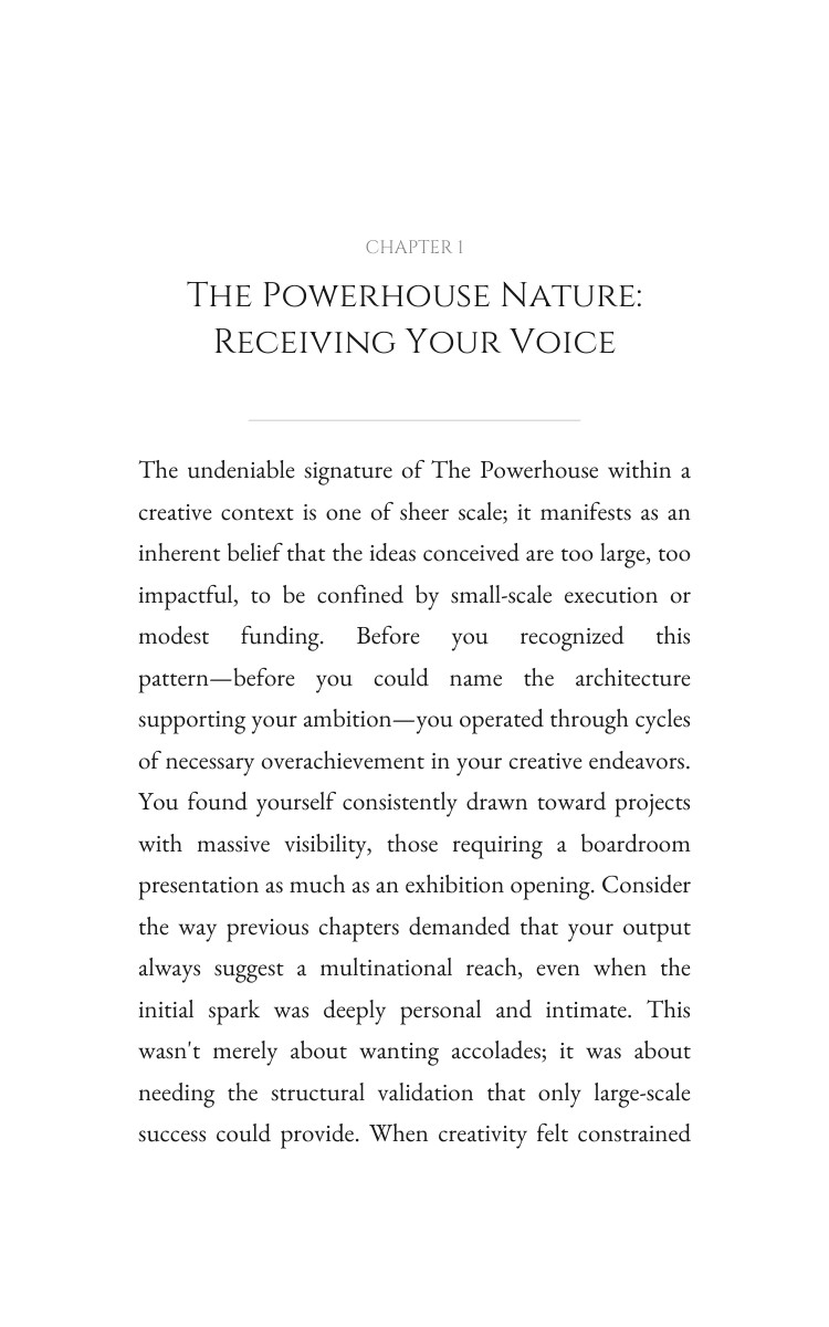 Powerhouse Creativity Decoded: Your Realm Conducted interior preview