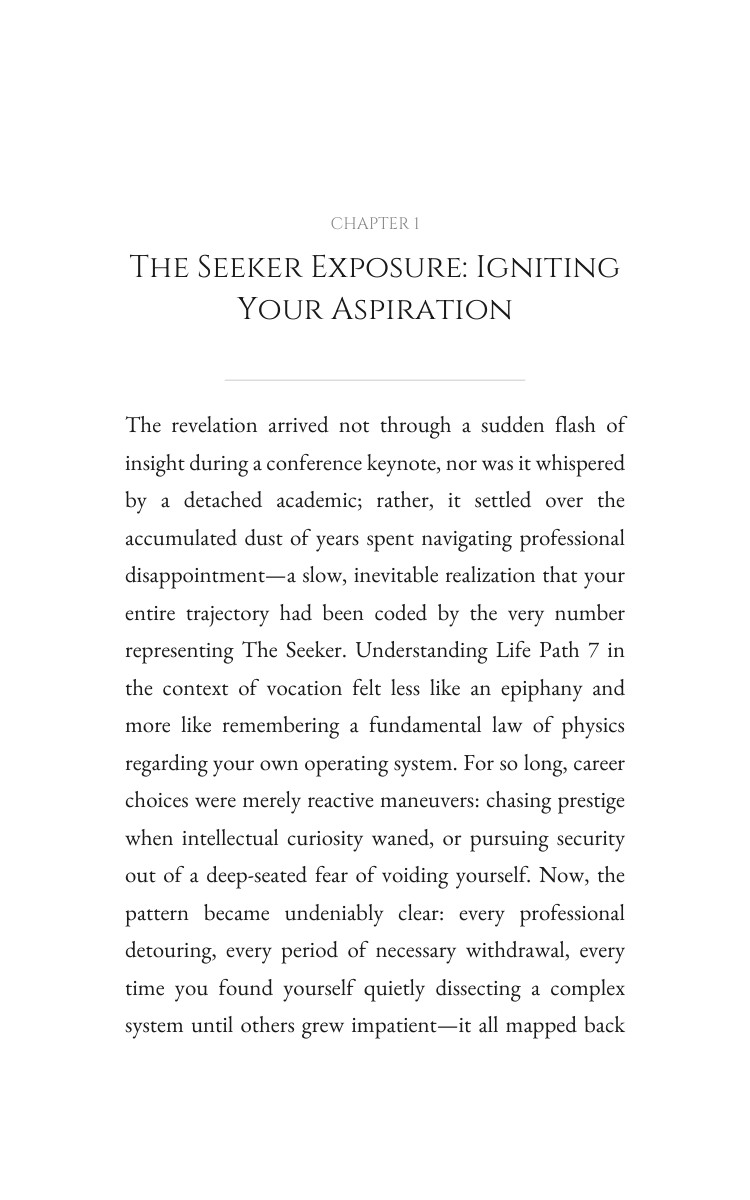 Seeker Career: Essential Guide: Your Soul Synthesized interior preview