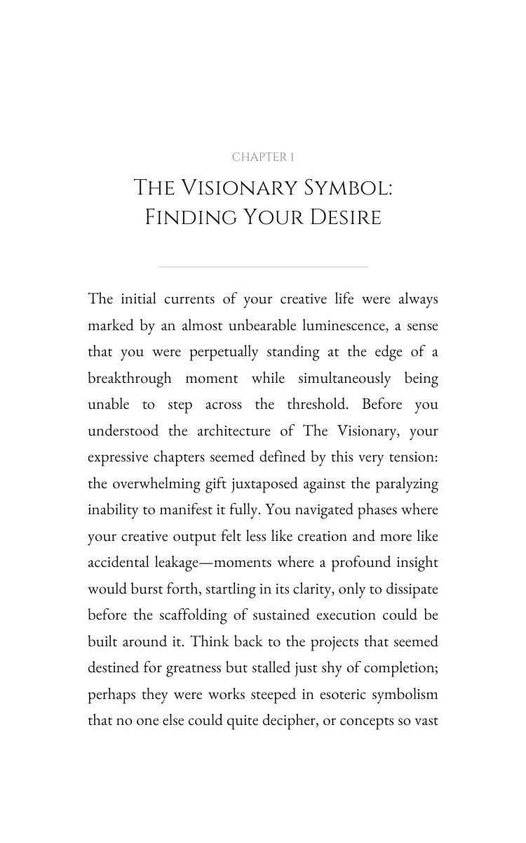 Visionary: Creativity Blueprint: Establish Your Voyage interior preview