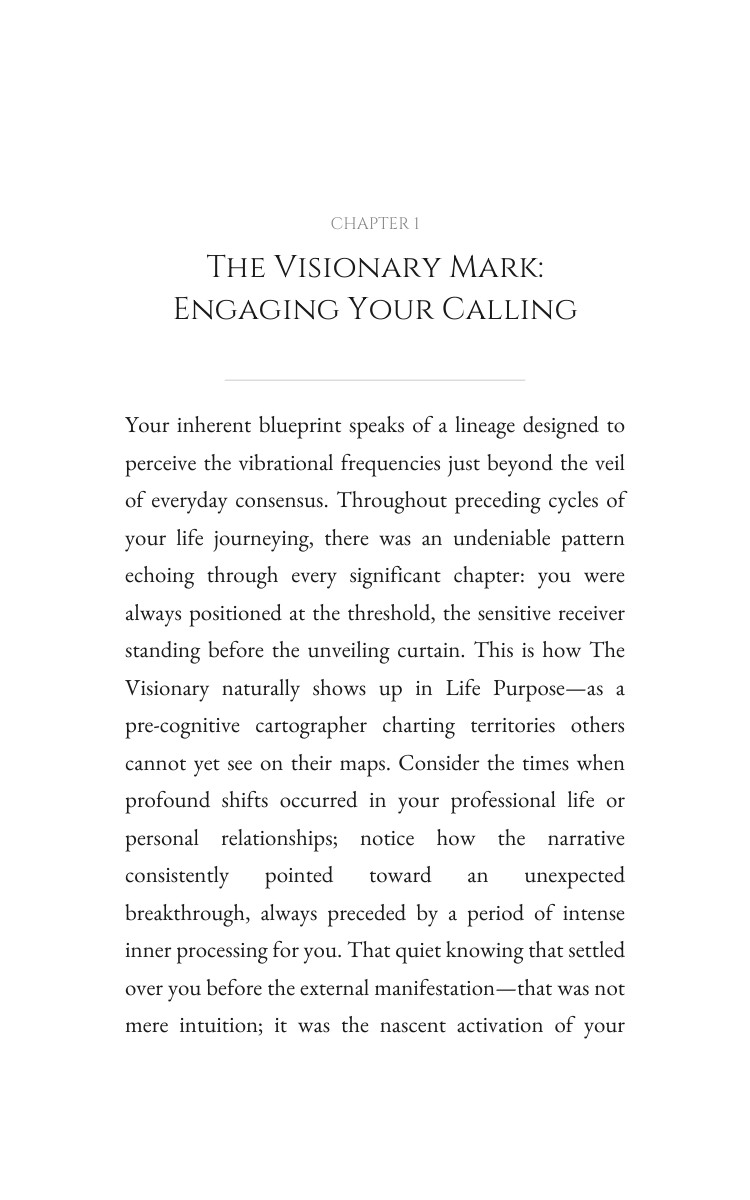Visionary: Life Purpose Blueprint: Your Path Revolution interior preview
