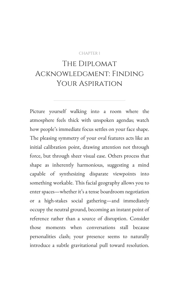 Diplomat Confidence Wisdom: Your Longing Elevated interior preview