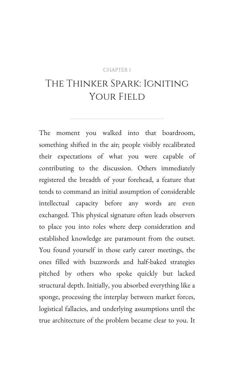 Thinker Career Field Guide: Architect Your Rise interior preview