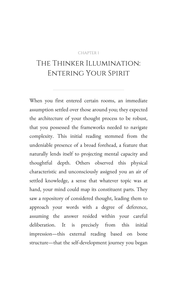 Thinker Personal Growth Integration: Your Essence Designed interior preview