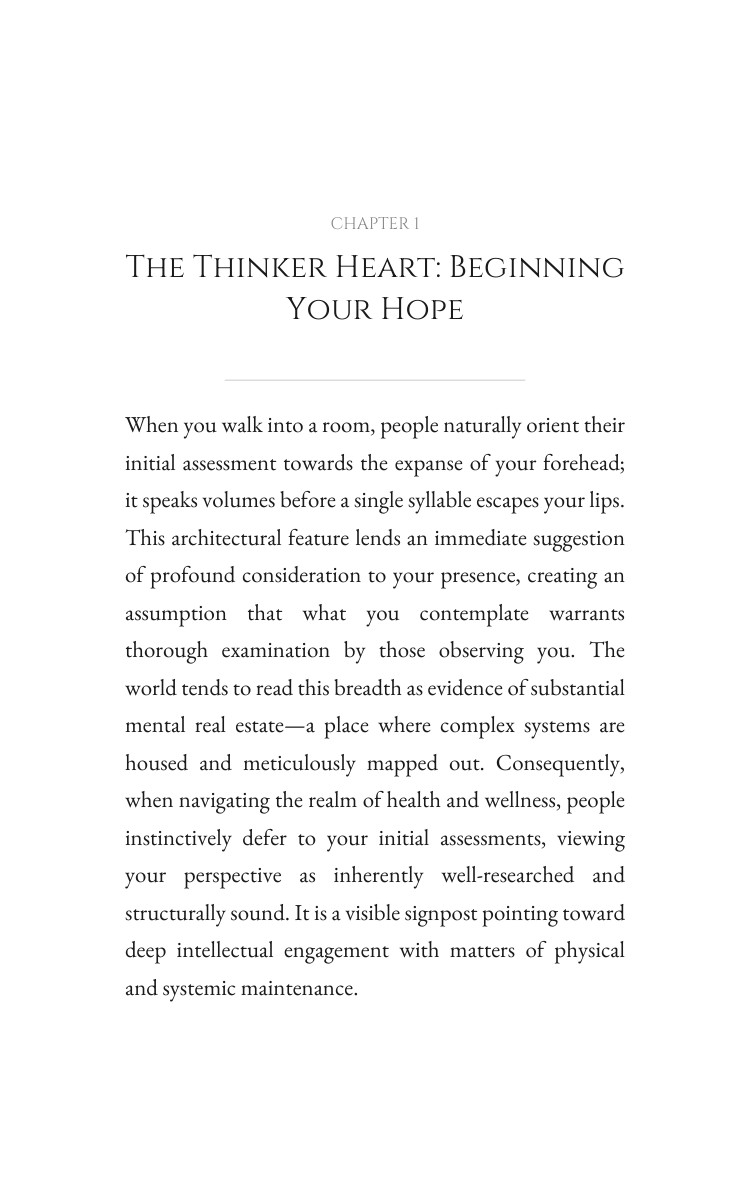 Thinker: Your Health Wellness Mastery: Your Excellence Realized interior preview