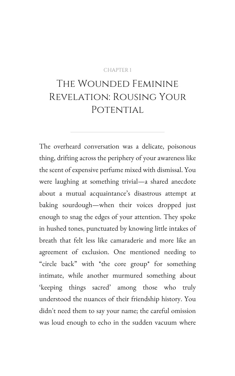 Abandonment Experience: Wounded Feminine: Claim Your Story interior preview
