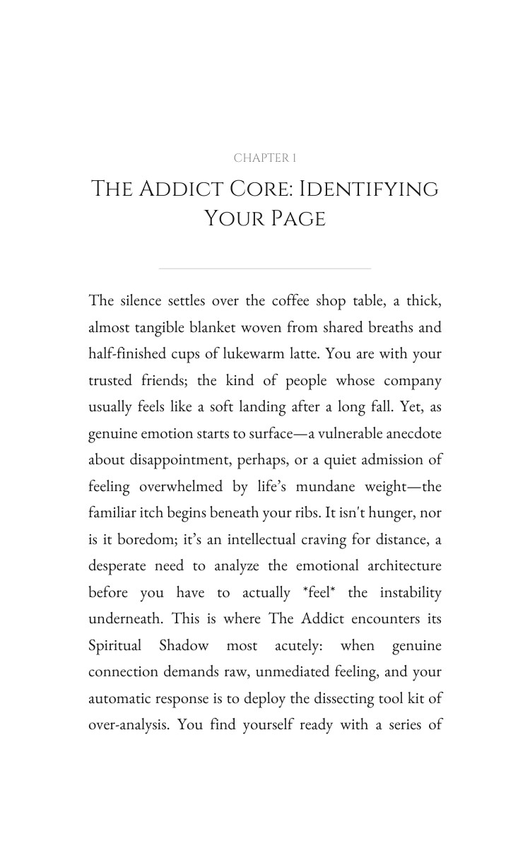Addict Spiritual Shadow Excellence Guide: Your Essence Empowered interior preview