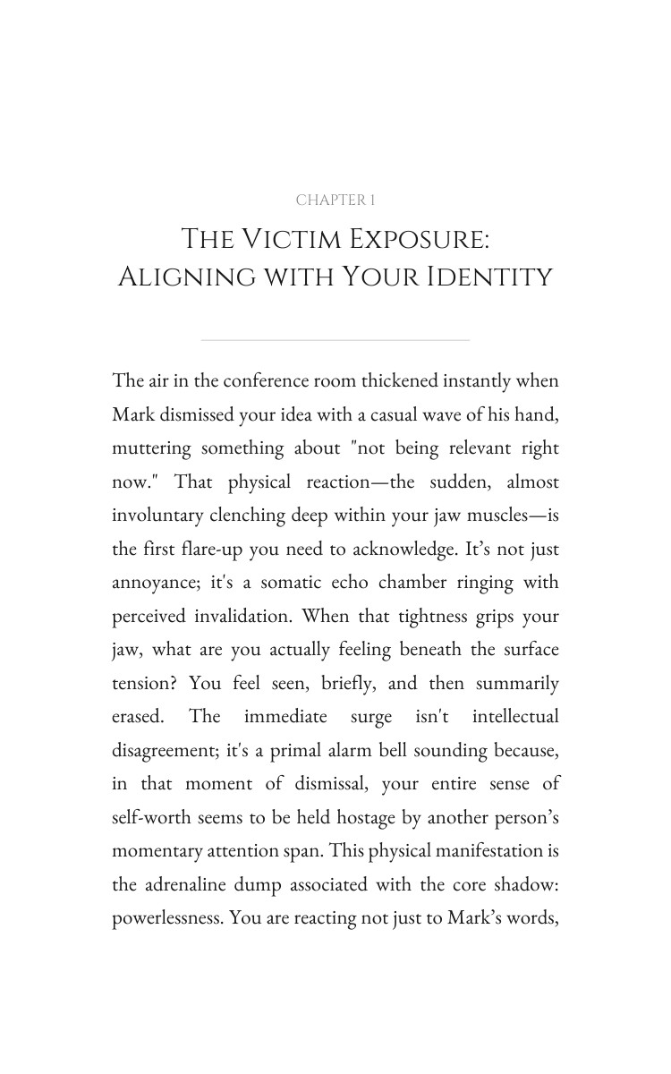 Anger And Rage Blueprint for Victim: Your Chapter Actualized interior preview