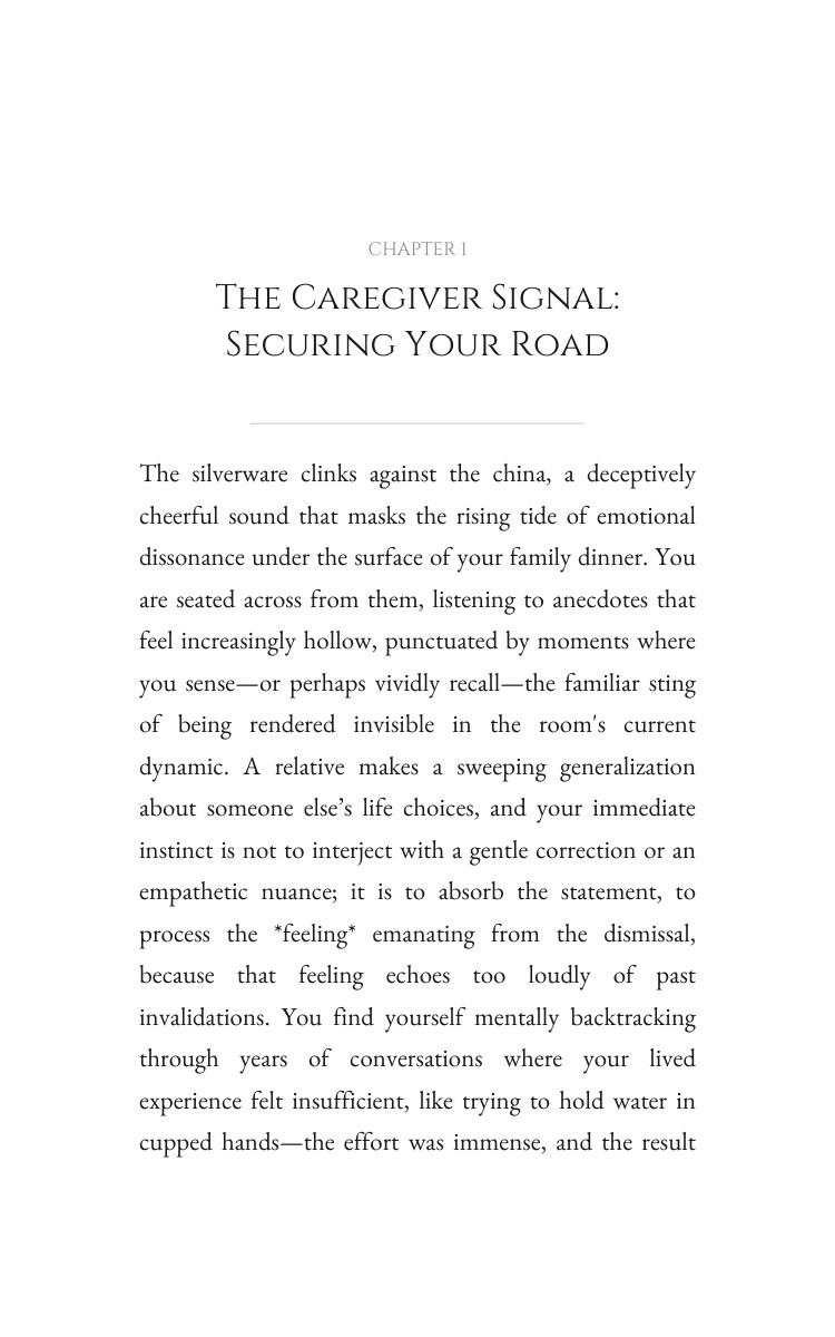 Caregiver: Trauma Recovery Fulfillment: Your Space Manifested interior preview