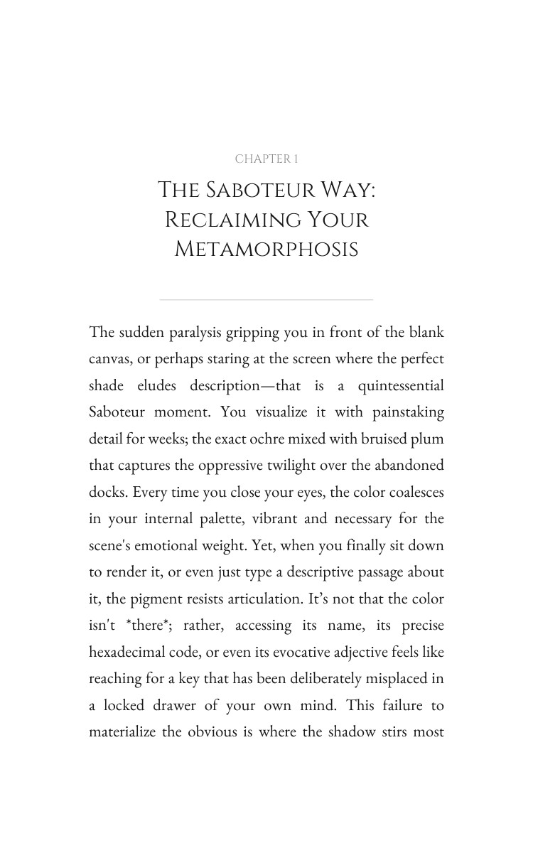 Creative Blocks Guide for Saboteur: Vitalize Your Practice interior preview