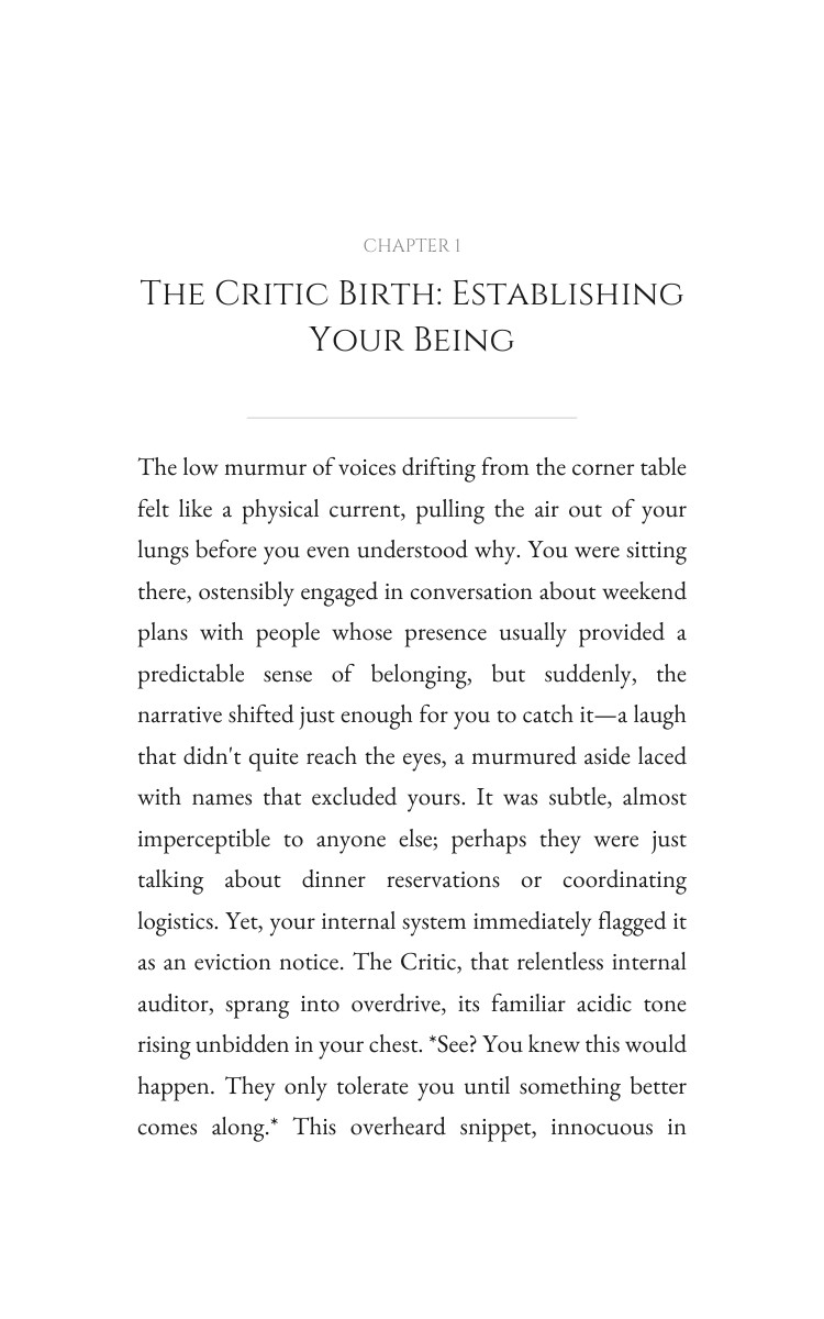 Critic Abandonment Framework: Your Vision Elevated interior preview