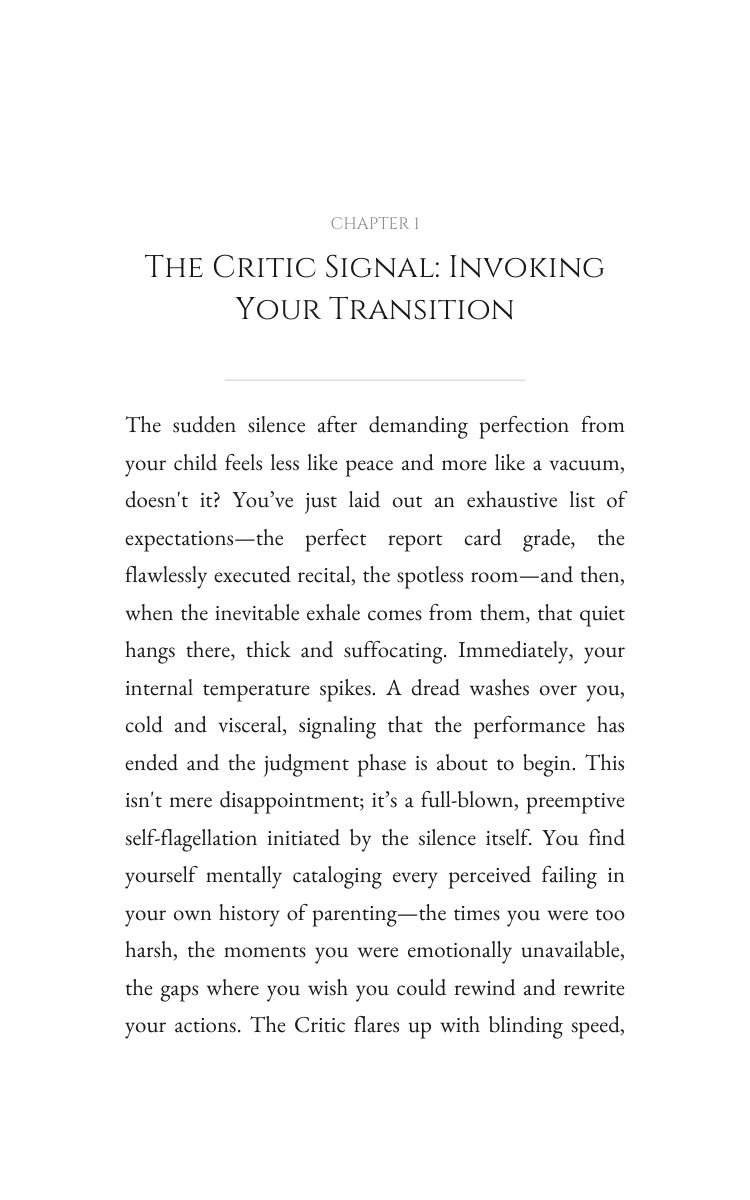 Critic: Parenting Wounds Evolution: Weaponize Your Change interior preview