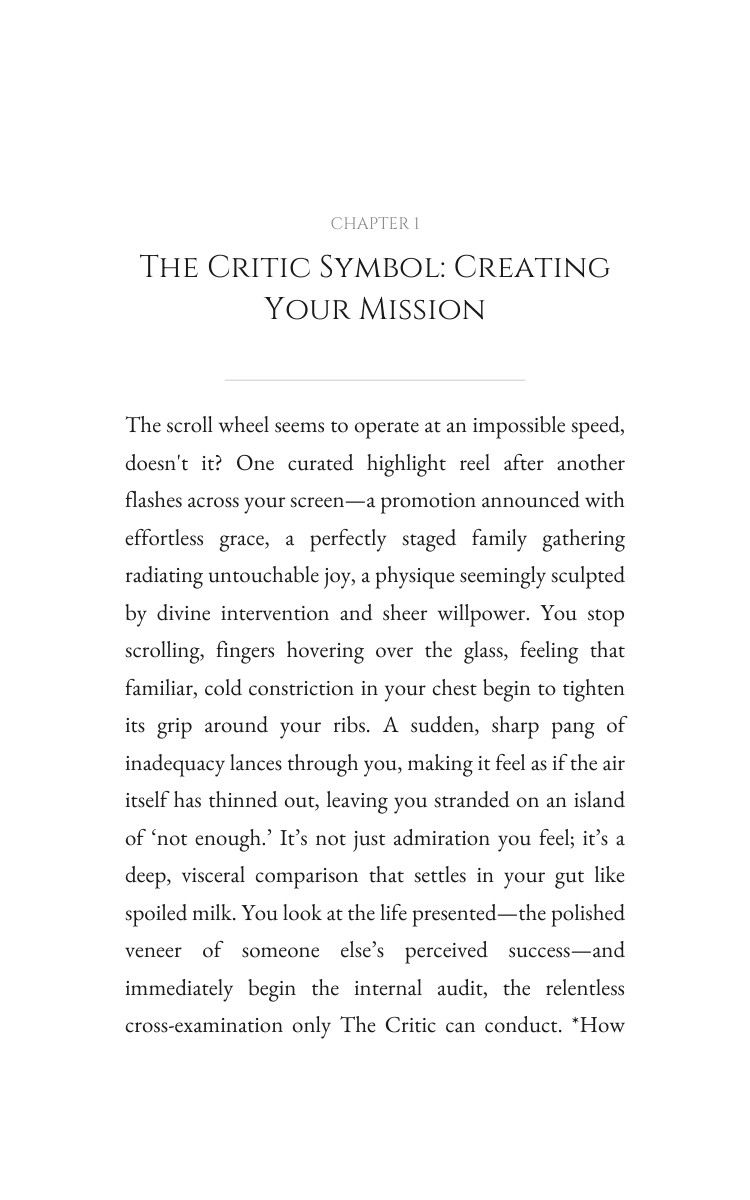 Critic Self Love And Worth Accelerator: Your Narrative Optimized interior preview