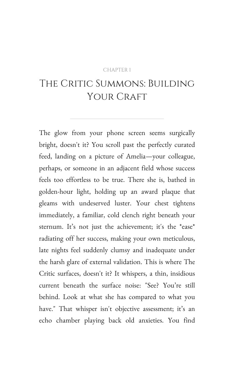 Critic: Your Envy And Jealousy Journey: Your Ability Actualized interior preview