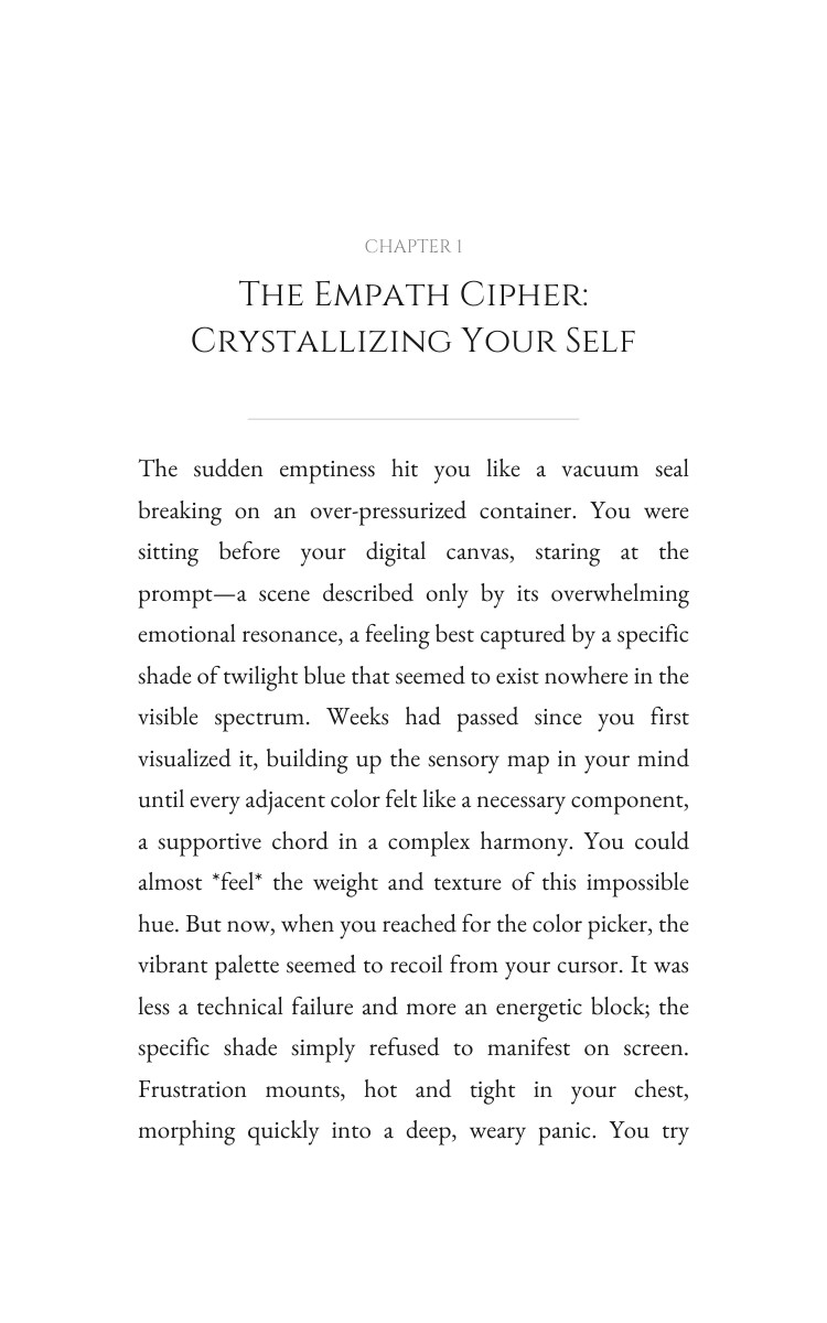 Empath Creative Blocks Sourcebook: Your Labor Concentrated interior preview