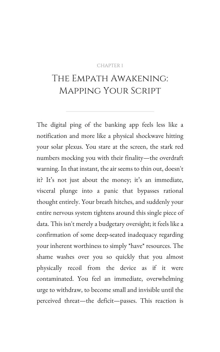 Empath: Money And Scarcity Excellence: Your Longing Designed interior preview