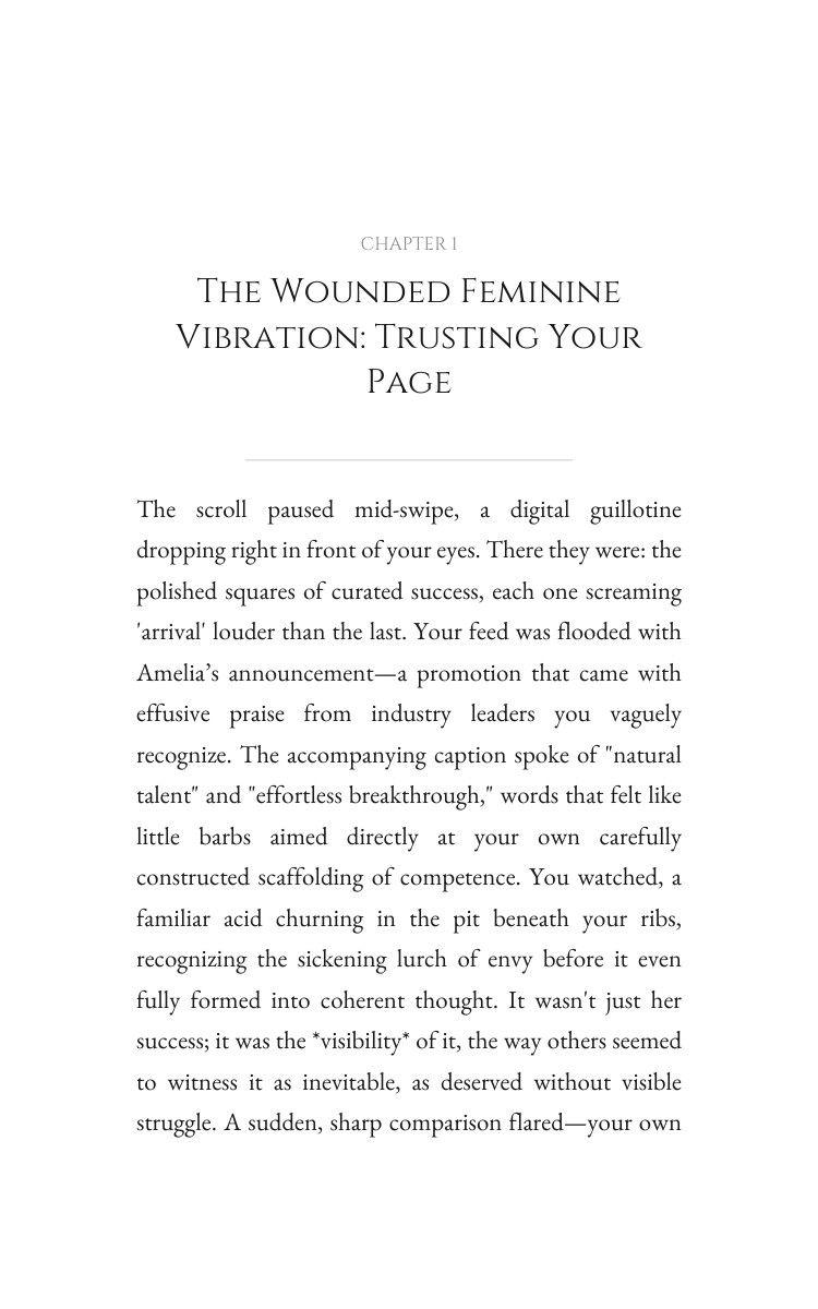 Envy And Jealousy Roadmap: Wounded Feminine: Weaponize Your Vitality interior preview