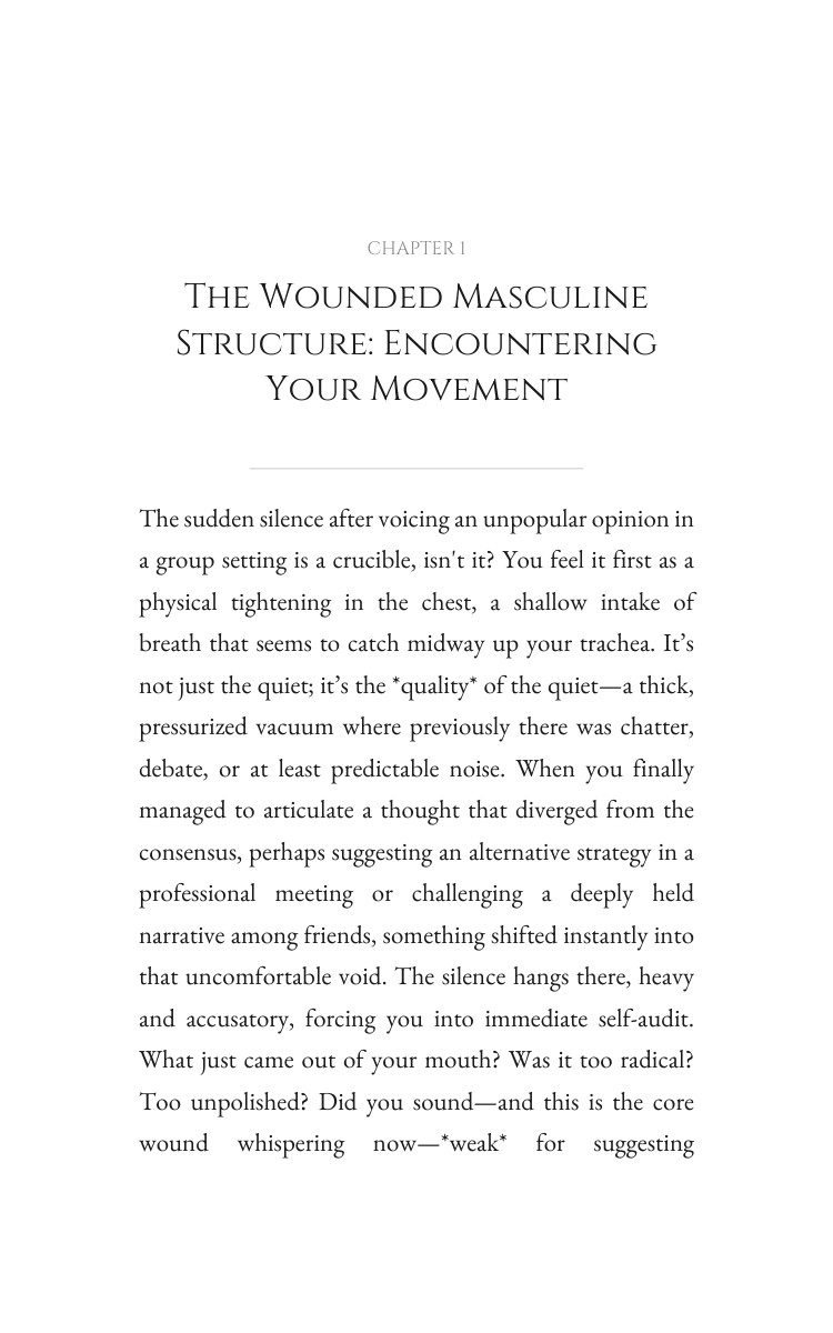 Fear And Anxiety Resource: Wounded Masculine: Your Work Emerged interior preview