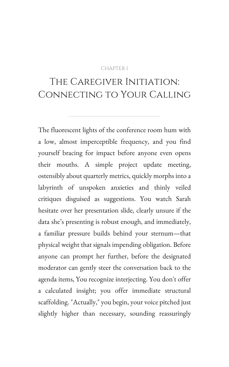 Feminine Shadow Guide for Caregiver: Your Craft Actualized interior preview