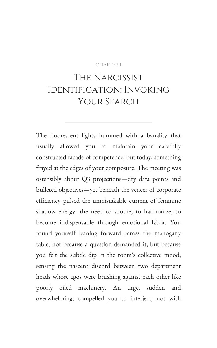 Feminine Shadow Mastery: Narcissist: Refine Your Vision interior preview