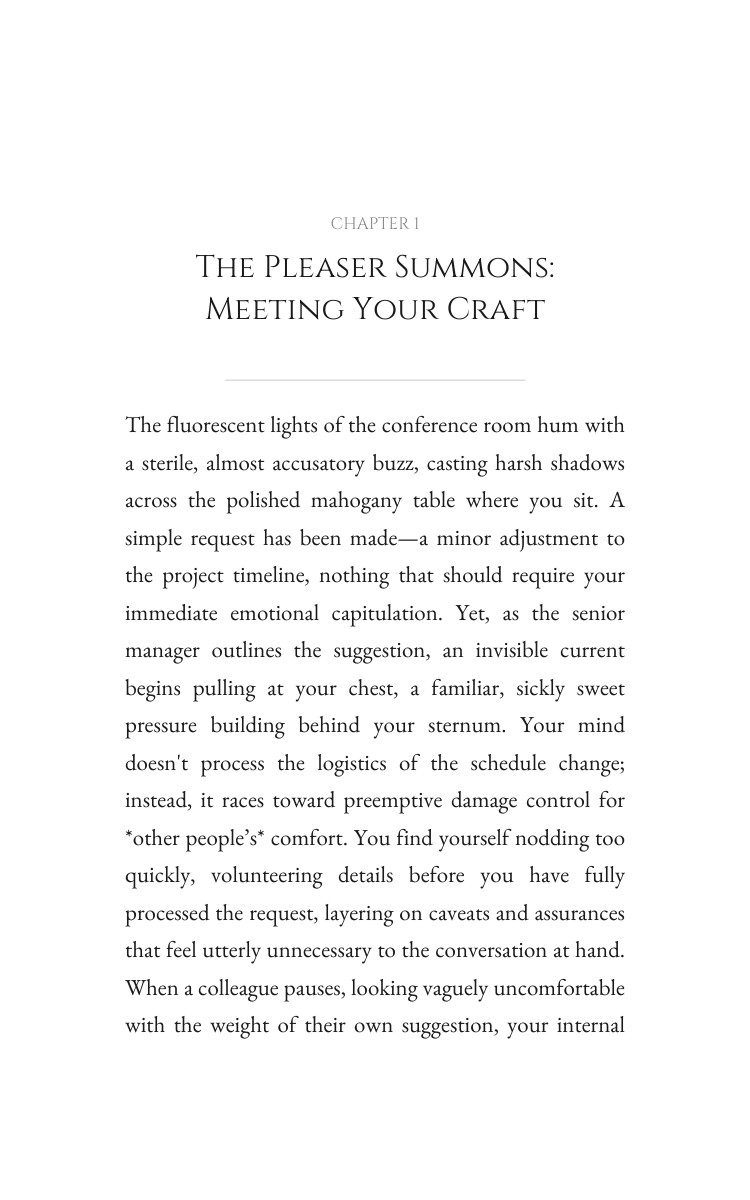 Feminine Shadow Solution for Pleaser: Your Vitality Path interior preview