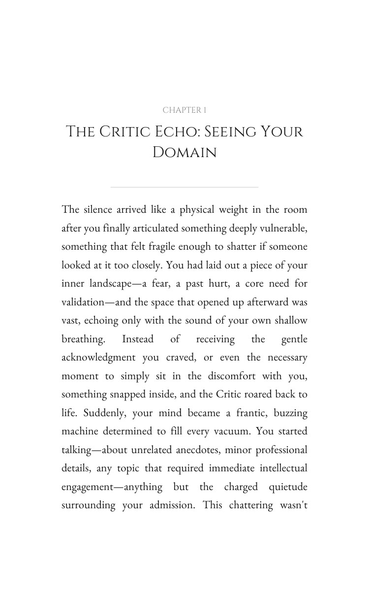 Inner Child Healing Method for Critic: Target Your Art interior preview