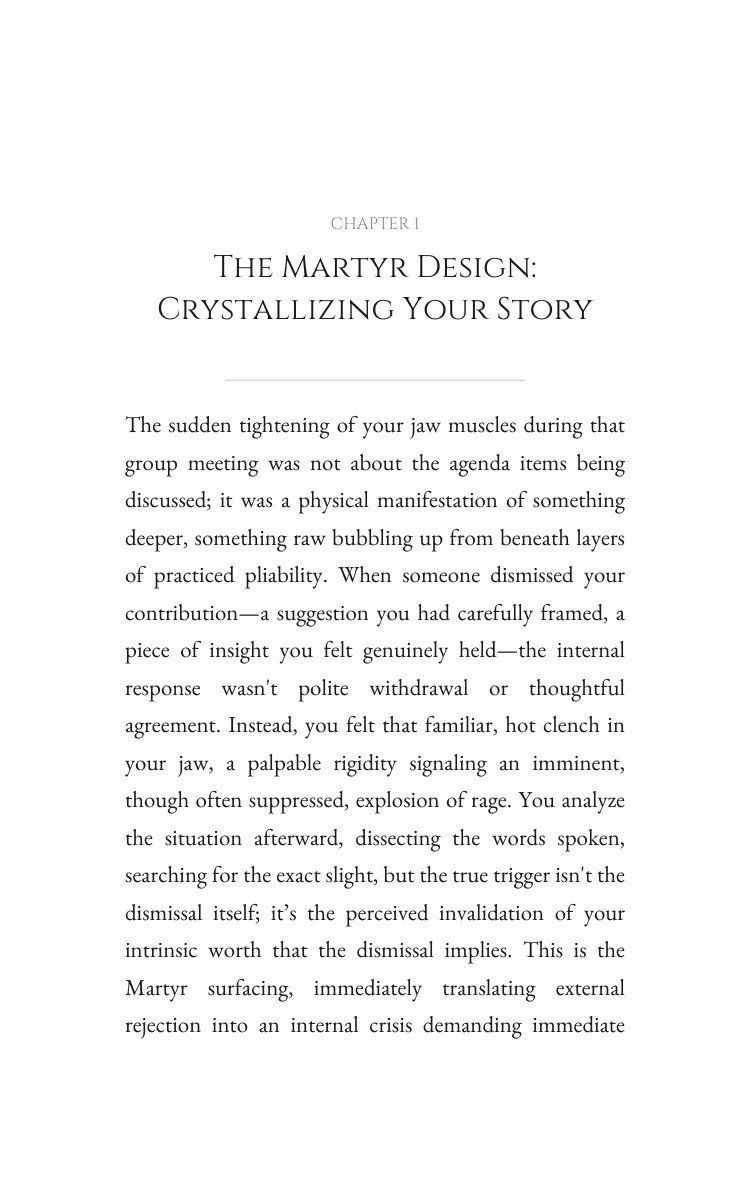 Martyr: Anger And Rage Mastery Path: Your Nature Revolution interior preview