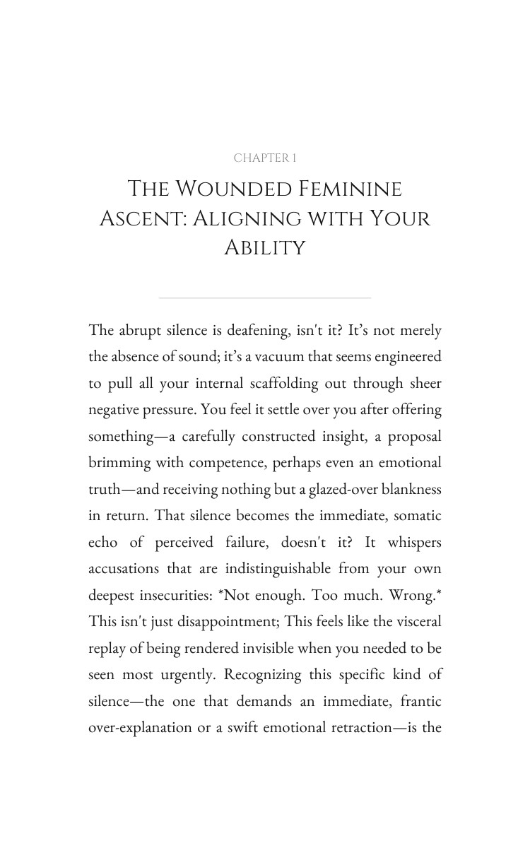 Masculine Shadow Resource: Wounded Feminine: Your Vitality Strategy interior preview