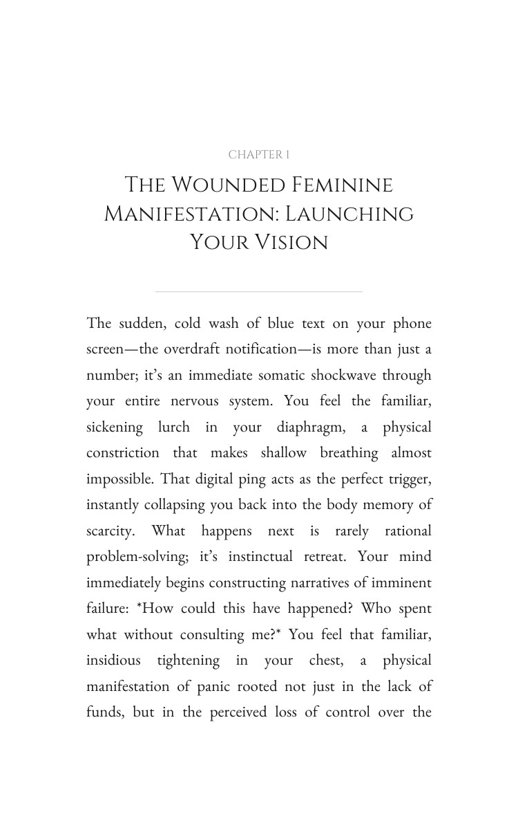 Money And Scarcity System for Wounded Feminine: Anchor Your Vitality interior preview