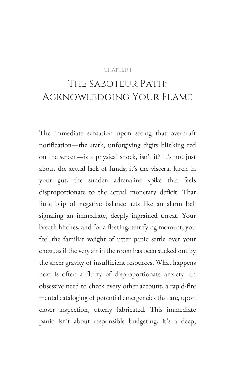 Money And Scarcity Toolkit for Saboteur: Transform Your Approach interior preview