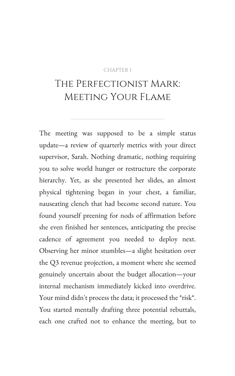 Perfectionist Feminine Shadow Sourcebook: Build Your Existence interior preview